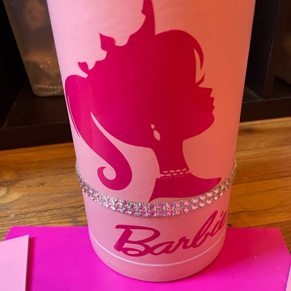 Bling Barbie office school set set canister and pocket folders barbiecore - Picture 5 of 8